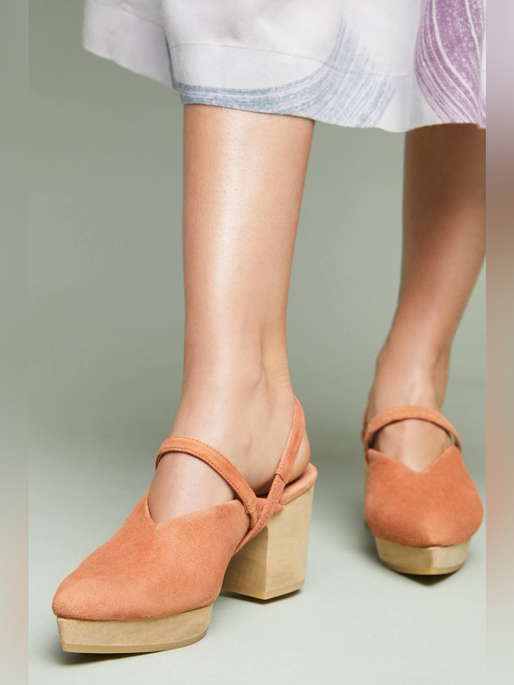 Rachel Comey Suede Level Clog-inspired Slingback Shoe in Blush Size 7.0 - Picture 4 of 16
